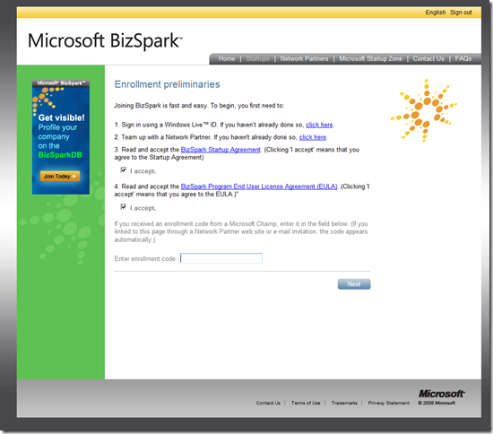 BillS IIS Blog - Start-up your Web business with Microsoft BizSpark